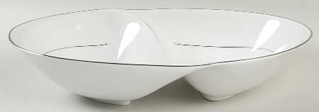 Crestline 11" Oval Divided Vegetable Bowl