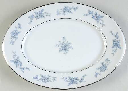Sheffield Blue 12" Oval Serving Platter