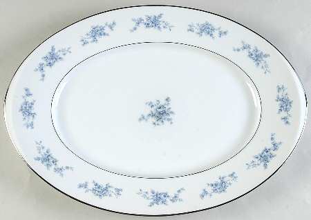 Sheffield Blue 16" Oval Serving Platter