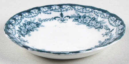 Maltese Blue Green Butter Pat