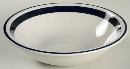 Blue Nordiska 9" Round Vegetable Bowl