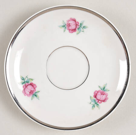 Dresden Rose Saucer for Demitasse Cup