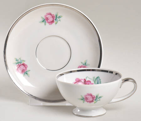Dresden Rose Demitasse Cup & Saucer Set