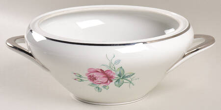 Dresden Rose Round Vegetable No Lid