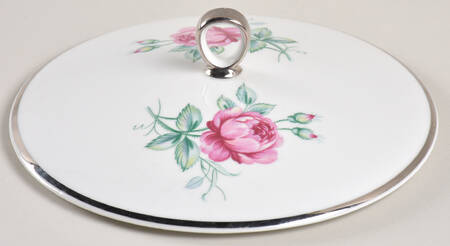 Dresden Rose Lid for Round Vegetable