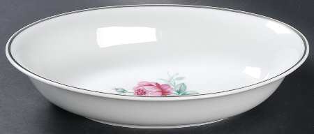 Dresden Rose 10" Oval Vegetable Bowl