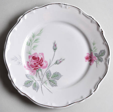 Enchanted Rose Pink Salad Plate