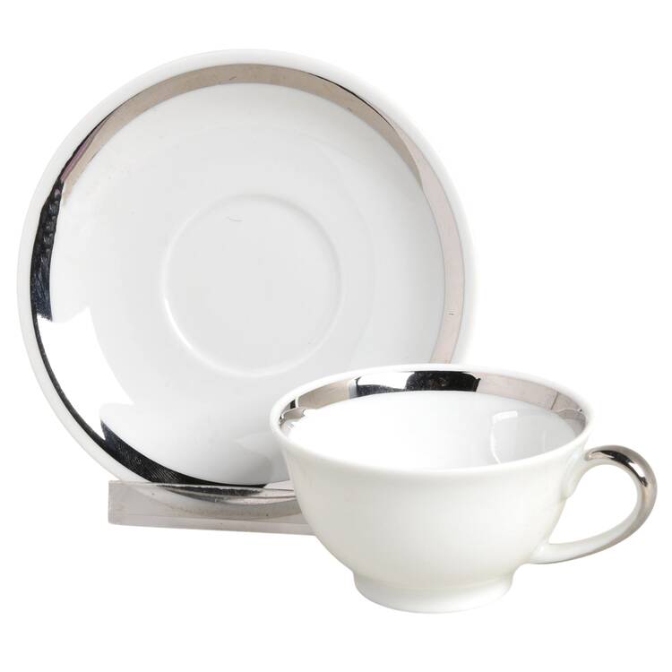 Patrician Footed Demitasse Cup & Saucer Set