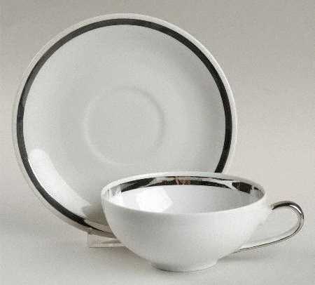 Patrician Flat Cup & Saucer Set