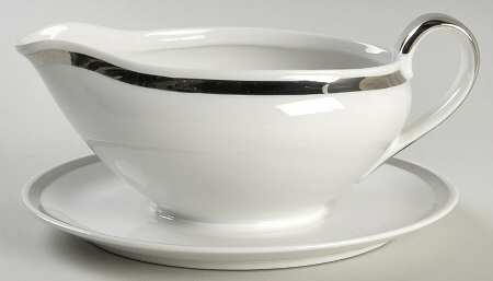 Patrician Gravy Boat with Attached Underplate