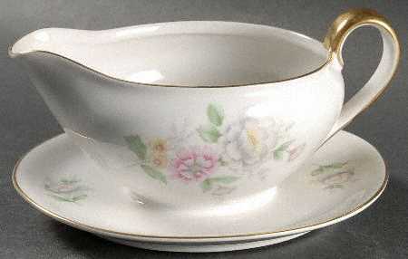 Tropic Fantasy Gravy Boat with Attached Underplate