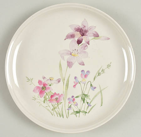Lily Bouquet Salad Plate