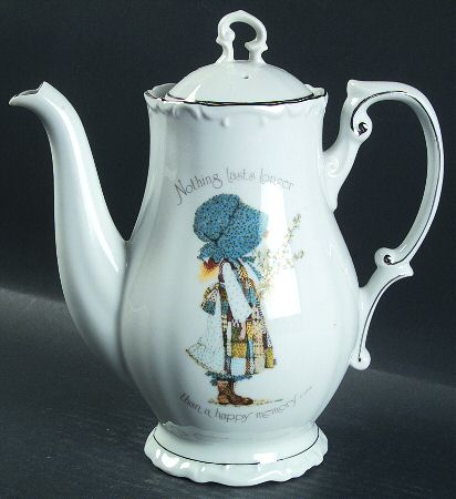 Blue Girl(Platinum) Coffee Pot & Lid