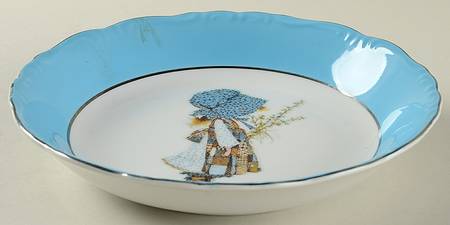 Blue Girl(Platinum) Coupe Soup Bowl