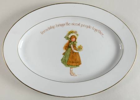 Green Girl 14" Oval Serving Platter