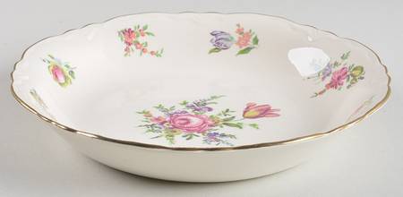 Priscilla Cream (Scalloped) Coupe Soup Bowl