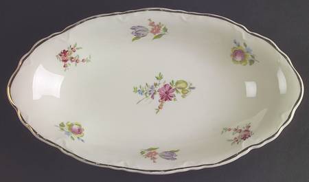 Priscilla Cream (Scalloped) Relish/Gravy Underplate