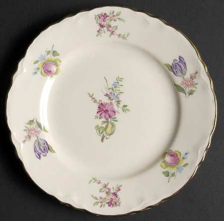 Priscilla Cream (Scalloped) Bread & Butter Plate