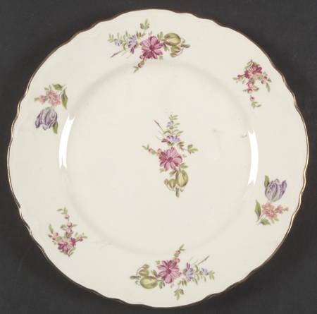 Priscilla Cream (Scalloped) Dessert/Pie Plate