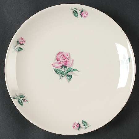 Rhythm Rose Dessert/Pie Plate
