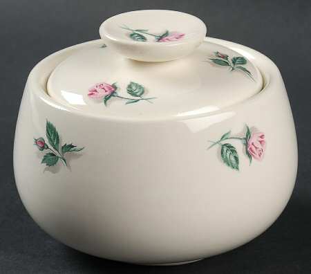 Rhythm Rose Sugar Bowl & Lid