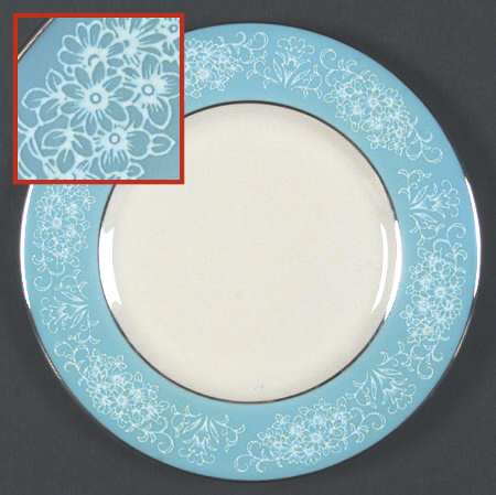 Blue Lace Bread & Butter Plate