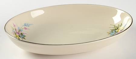 Bouquet 10" Oval Vegetable Bowl