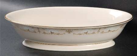 Brentwood Castles 10" Oval Vegetable Bowl