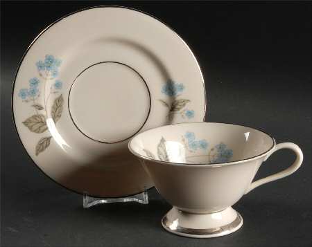 Breath of Spring Footed Cup & Saucer Set