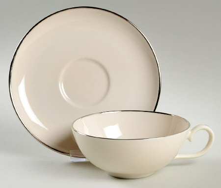 Harmony Flat Cup & Saucer Set