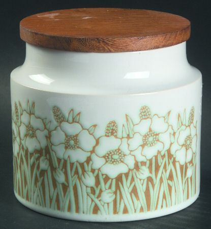 Fleur Small Canister & Wood Lid