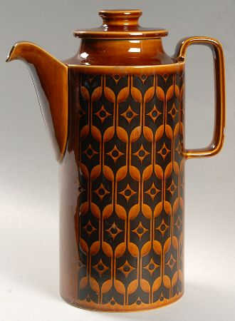Heirloom Brown Coffee Pot & Lid