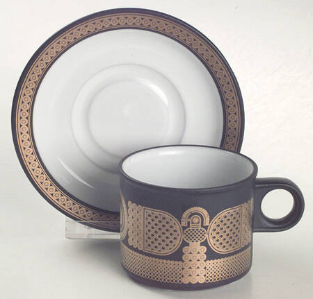 Midas Flat Cup & Saucer Set
