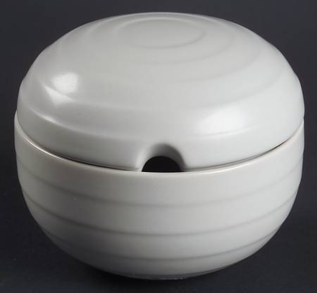 Swan Lake Grey Sugar Bowl & Lid