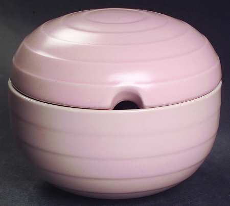 Swan Lake Pink Sugar Bowl & Lid