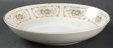 Elegance (Gold Trim) Coupe Soup Bowl