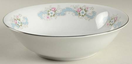 Rose Bud 9" Round Vegetable Bowl