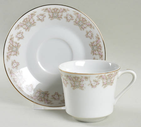 Simplicity Flat Cup & Saucer Set