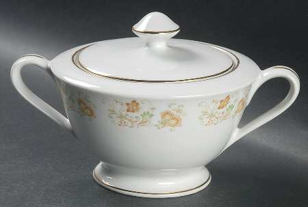 Spring Garden Sugar Bowl & Lid by Happy Home