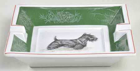 Chasse Hunter Green 6" Ashtray