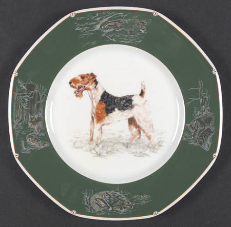 Chasse Hunter Green Salad/Dessert Plate