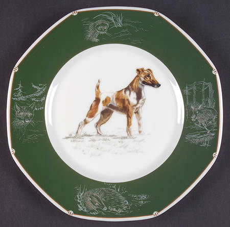 Chasse Hunter Green Salad/Dessert Plate