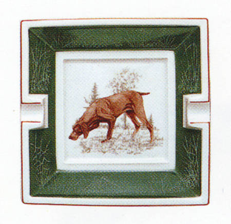 Chasse Hunter Green 4" Ashtray