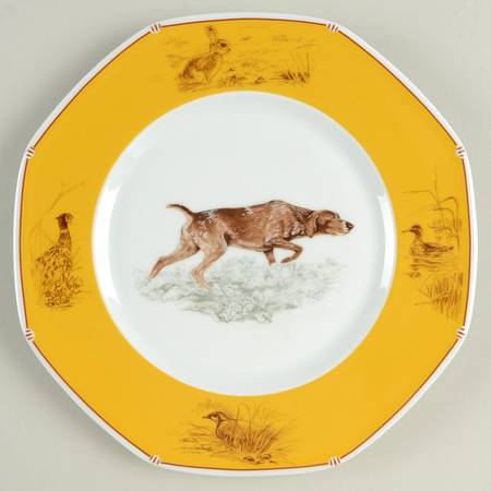 Chasse Yellow Salad/Dessert Plate