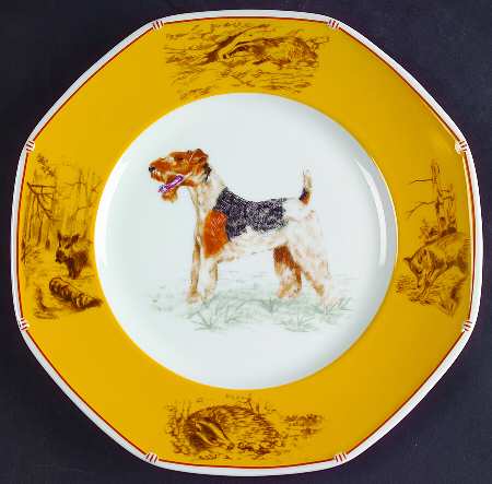 Chasse Yellow Salad/Dessert Plate