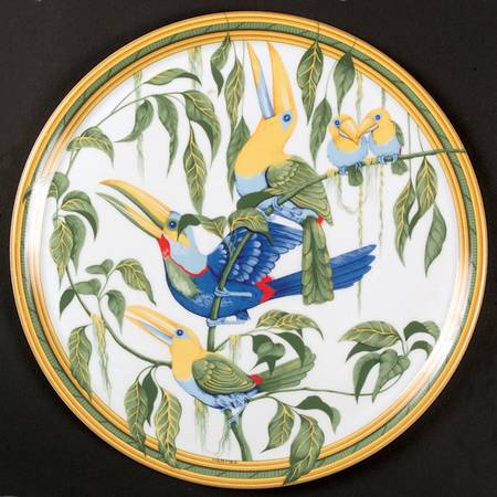 Toucans (Birds) 12" Tart Plate