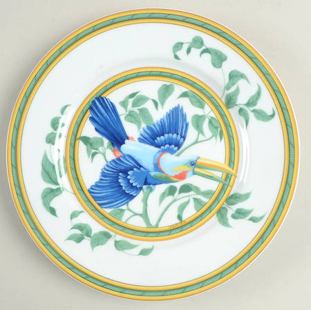 Toucans (Birds) Dessert Luncheon Plate