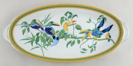 Toucans (Birds) 24" Fish Platter