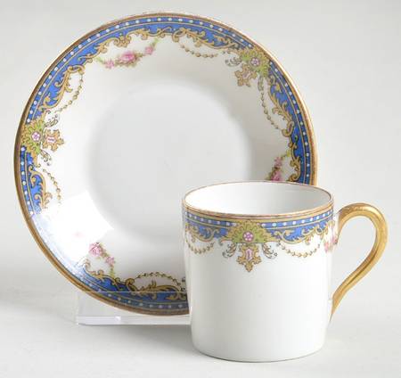 HRO1 Flat Demitasse Cup & Saucer Set