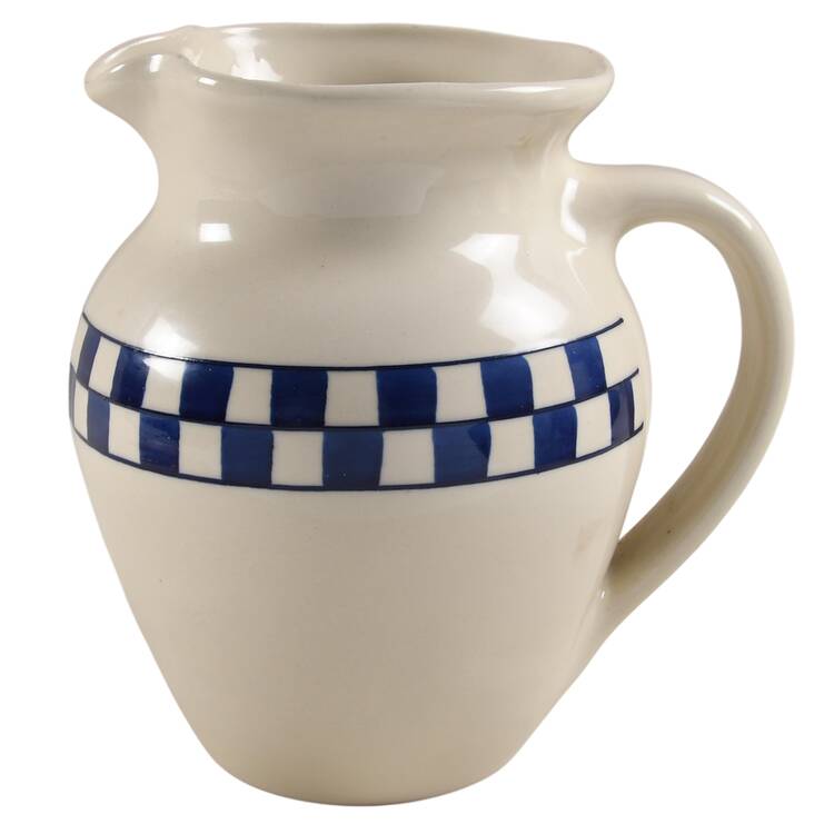 Blue Checks 72 Oz Pitcher